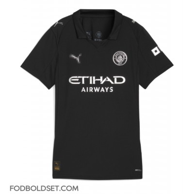 Manchester City John Stones #5 Udebanetrøje Dame 2025-26 Kortærmet Manchester City John Stones #5 Udebanetrøje Dame 2025-26 Kortærmet